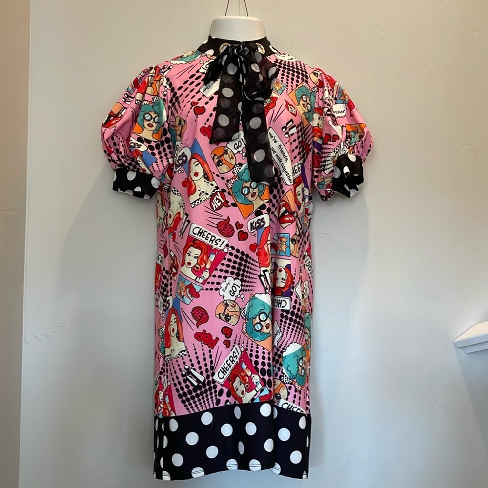 CQ by CQ Pop Art Print Dress